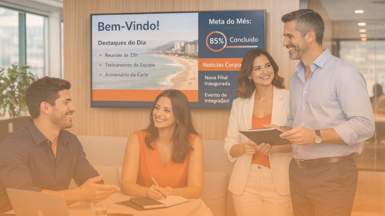 Conteúdo para TV Corporativa: guia completo com ideias, formatos e exemplos reais de uso