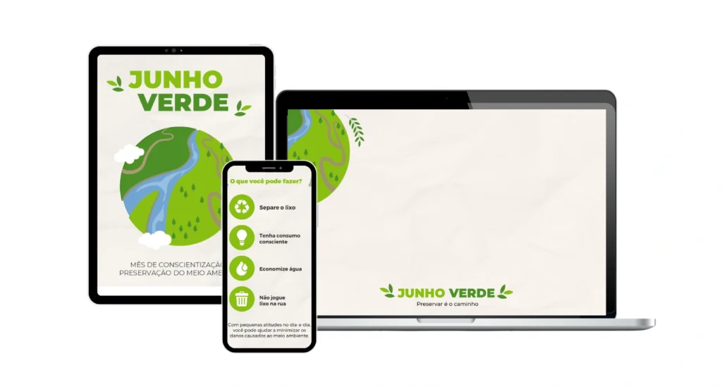 JUNHO VERDE - MÊS DE CONSCIENTIZAÇÃO AMBIENTAL