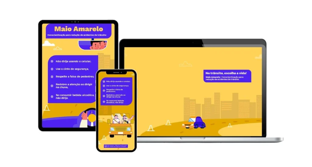 MAIO AMARELO - PROMOVA A CONSCIENTIZAÇÃO NA SUA EMPRESA
