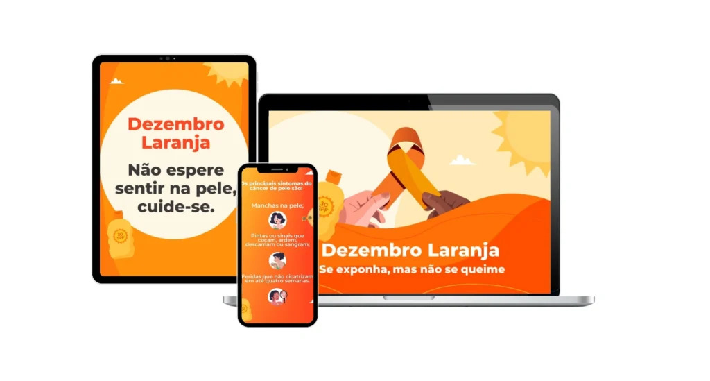 DEZEMBRO LARANJA - CAMPANHA CONTRA O CÂNCER DE PELE