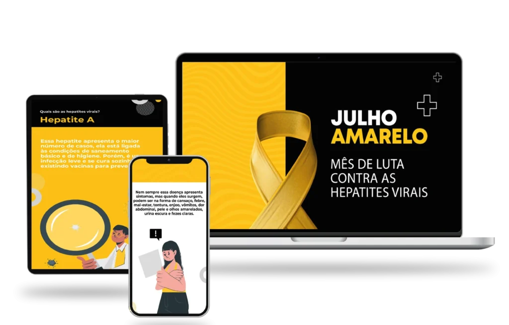 [KIT] Materiais exclusivos sobre Julho Amarelo