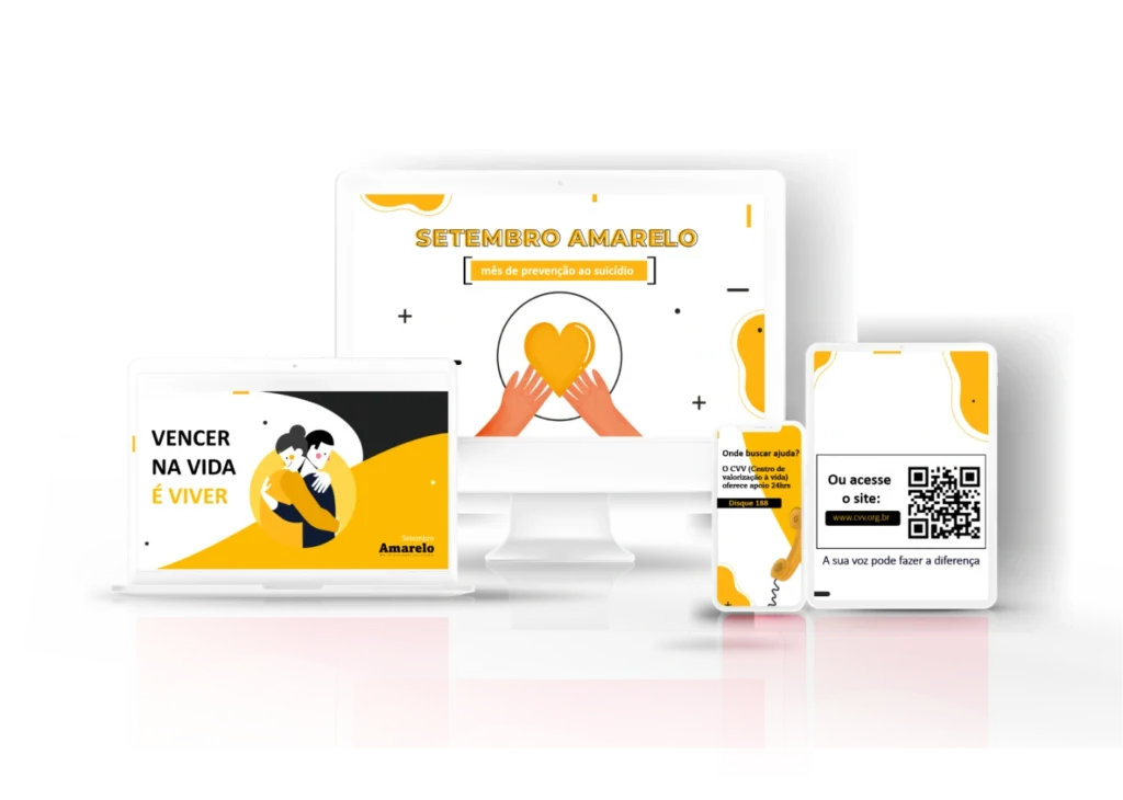 [KIT] Setembro Amarelo 2022 para Endomarketing e Comunicação Interna