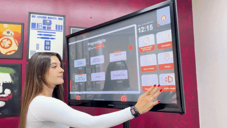 TV interativa touch
